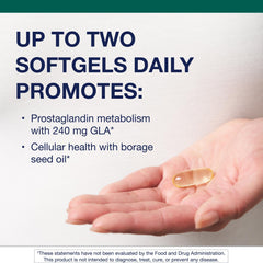 Metagenics OmegaGenics label close-up showing non-GMO and gluten-free certification