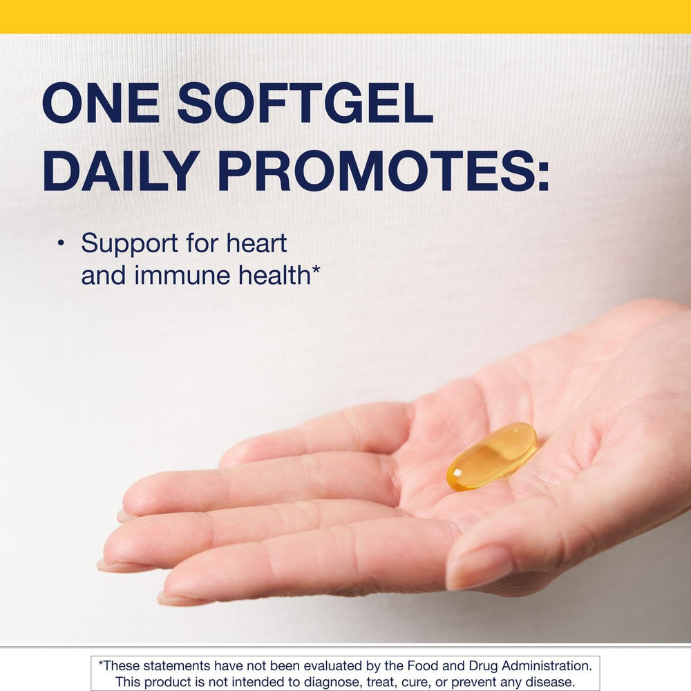 Metagenics OmegaGenics Mega 10 softgels ready for daily EPA and DHA intake