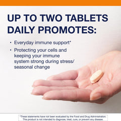 Metagenics Ultra Potent-C 1000 tablet pour; easy-to-take buffered vitamin C