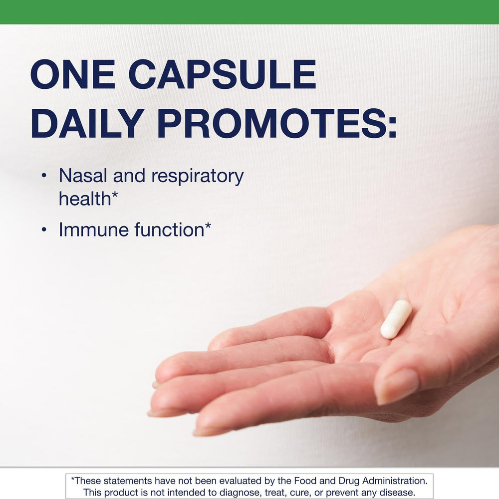 Metagenics UltraFlora Immune Booster capsules close-up for convenient daily intake