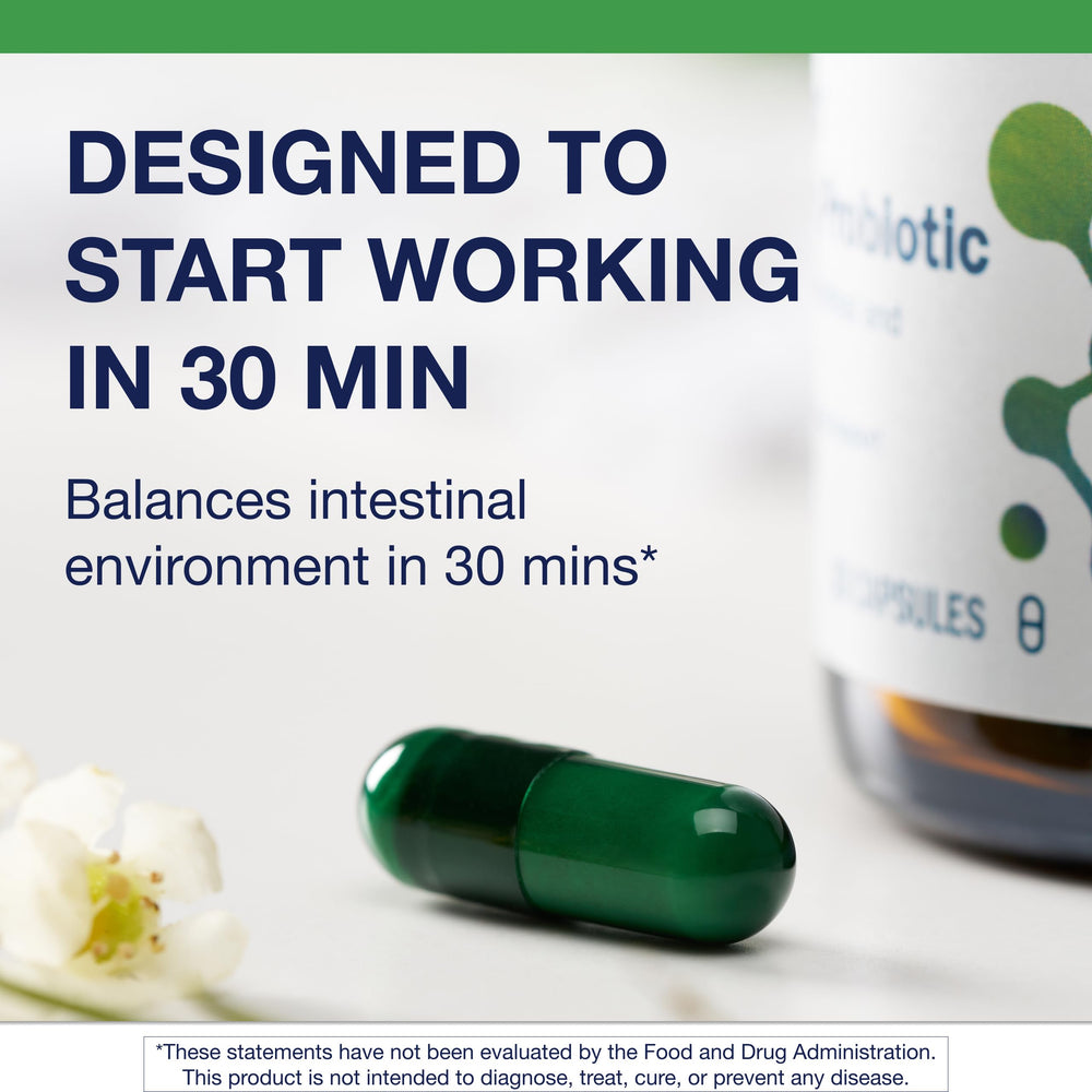 Metagenics UltraFlora Spectrum label detail highlighting seven probiotic strains