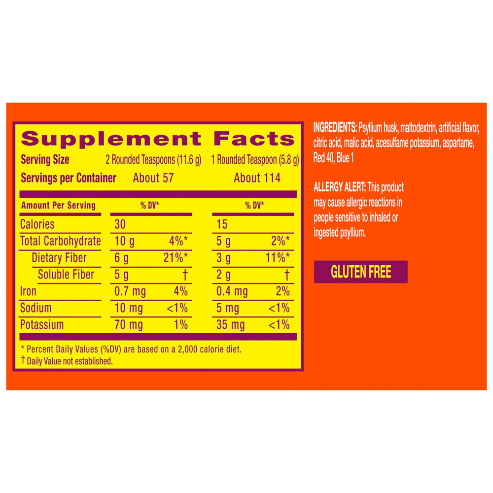 Metamucil daily fiber routine glass shows convenient mix