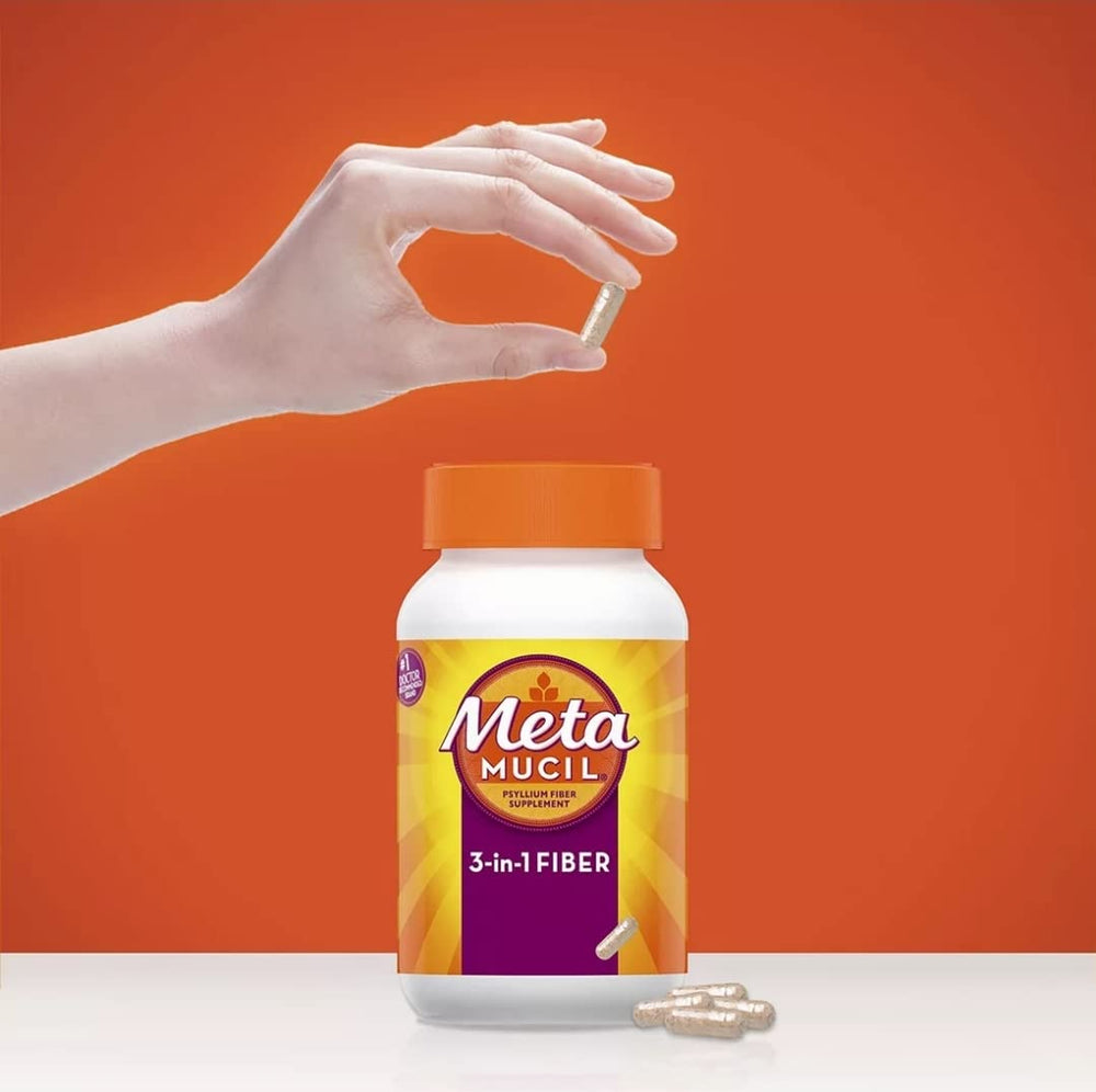 Metamucil origin USA label image emphasizing trusted production