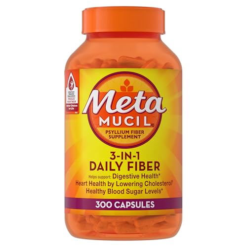 Metamucil packaging design with fiber benefits highlighted