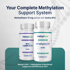 Methyl-Life NSF-certified FDA-registered seal on packaging
