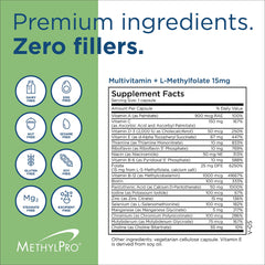 MethylPro daily routine scene with bottle and water for easy supplementation