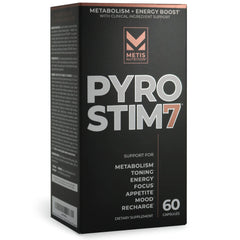 METISNutrition Pyro Stim 7 bottle for daily metabolism support