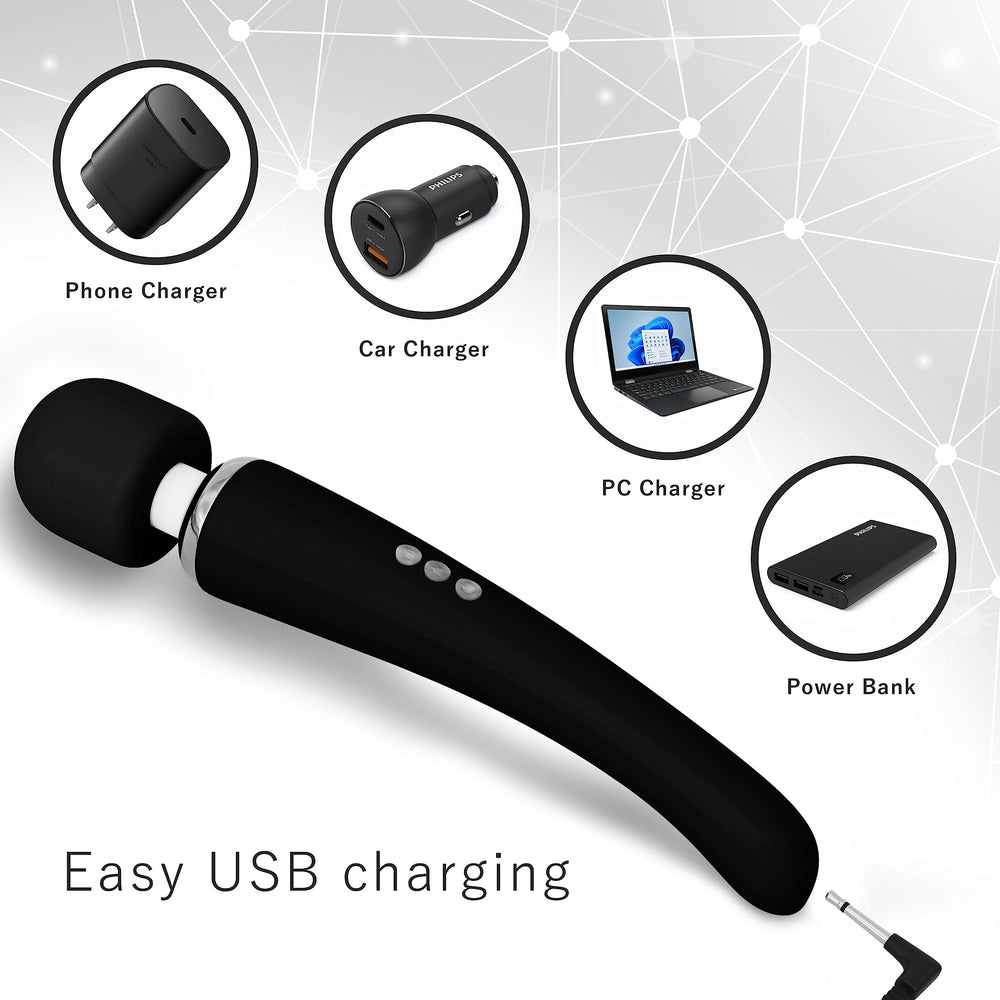 Metooka compact travel-ready massager for on the go relief.
