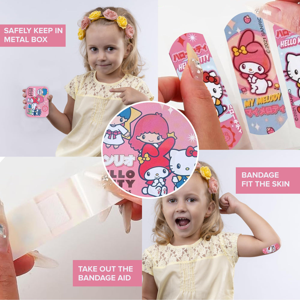 Mevsim Store kids bandages with colorful designs for gentle protection.
