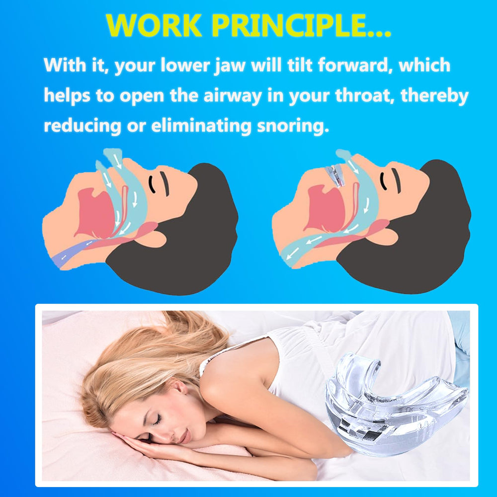 MFANBLAS mouthpiece made from BPA-free, odor-free silicone