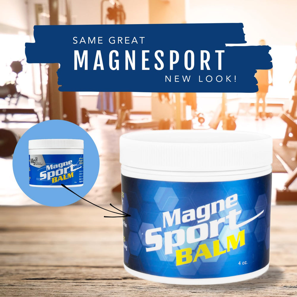 MagneSport balm applied to the knee area supports post-workout comfort.