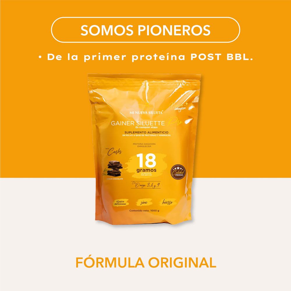 Vanilla powder form of Mi Nueva Silueta Siluette Pro ready to mix