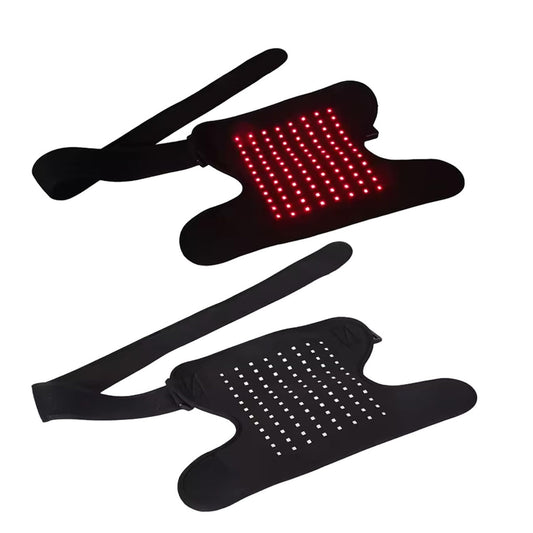 Miaimther red light shoulder boots front view showing dual-wavelength therapy for relief.