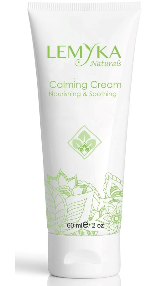 Michaderm LEMYKA cream jar shows fragrance-free formula for eczema relief.