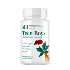Michael's Health Teen Boys multivitamin bottle front view highlighting daily nutrition