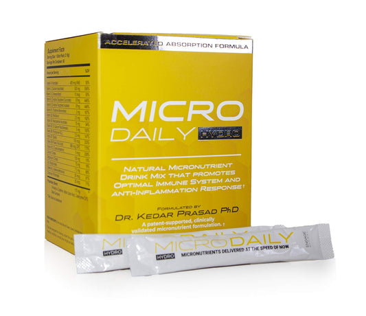 Micro Daily Hydro 60-stick pack ready to dissolve in water for daily hydration