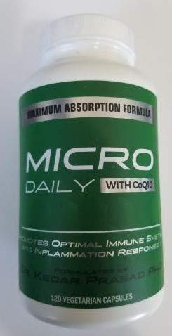 Micro Daily supplement label shows a balanced micronutrient formula