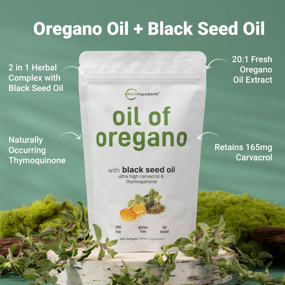 Micro Ingredients 150-day supply softgels ready for ongoing use.
