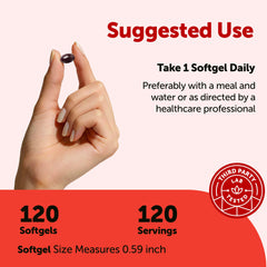 Micro Ingredients Astaxanthin pouch packaging highlights four-month supply