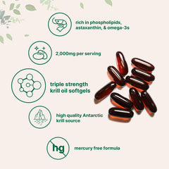 Astaxanthin-rich krill oil from Micro Ingredients offering natural antioxidant support