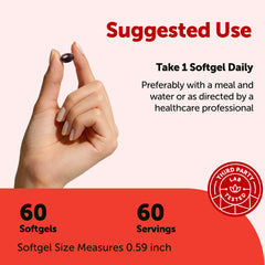 Astaxanthin softgels with MCT oil showcasing enhanced absorption.