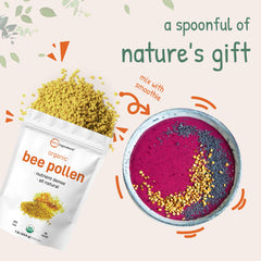 Non-GMO label on Micro Ingredients bee pollen granules