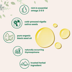 Micro Ingredients black seed oil label highlights organic purity for everyday recipes.