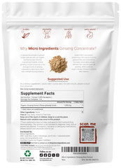 Micro Ingredients ginseng powder scoop image for precise daily dosing and convenience.