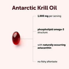 Micro Ingredients krill oil label details: 1000 mg per serving and 300 soft-gels.