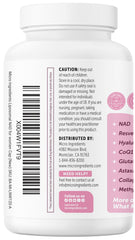 Micro Ingredients Non-GMO and cgmp facility badge highlights purity and quality.