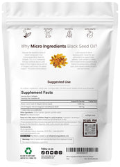 Micro Ingredients Oil of Oregano Softgels bottle with 2-in-1 formula.