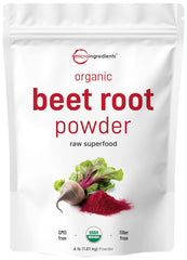 Micro Ingredients organic beet root powder bulk bag for daily shakes.