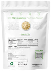 Micro Ingredients organic pea protein scoop included for accurate servings.