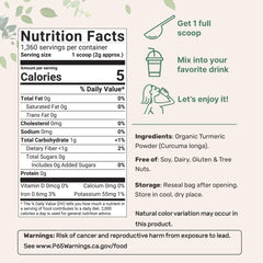 Micro Ingredients turmeric powder with curcuminoids-rich profile for antioxidant-friendly meals