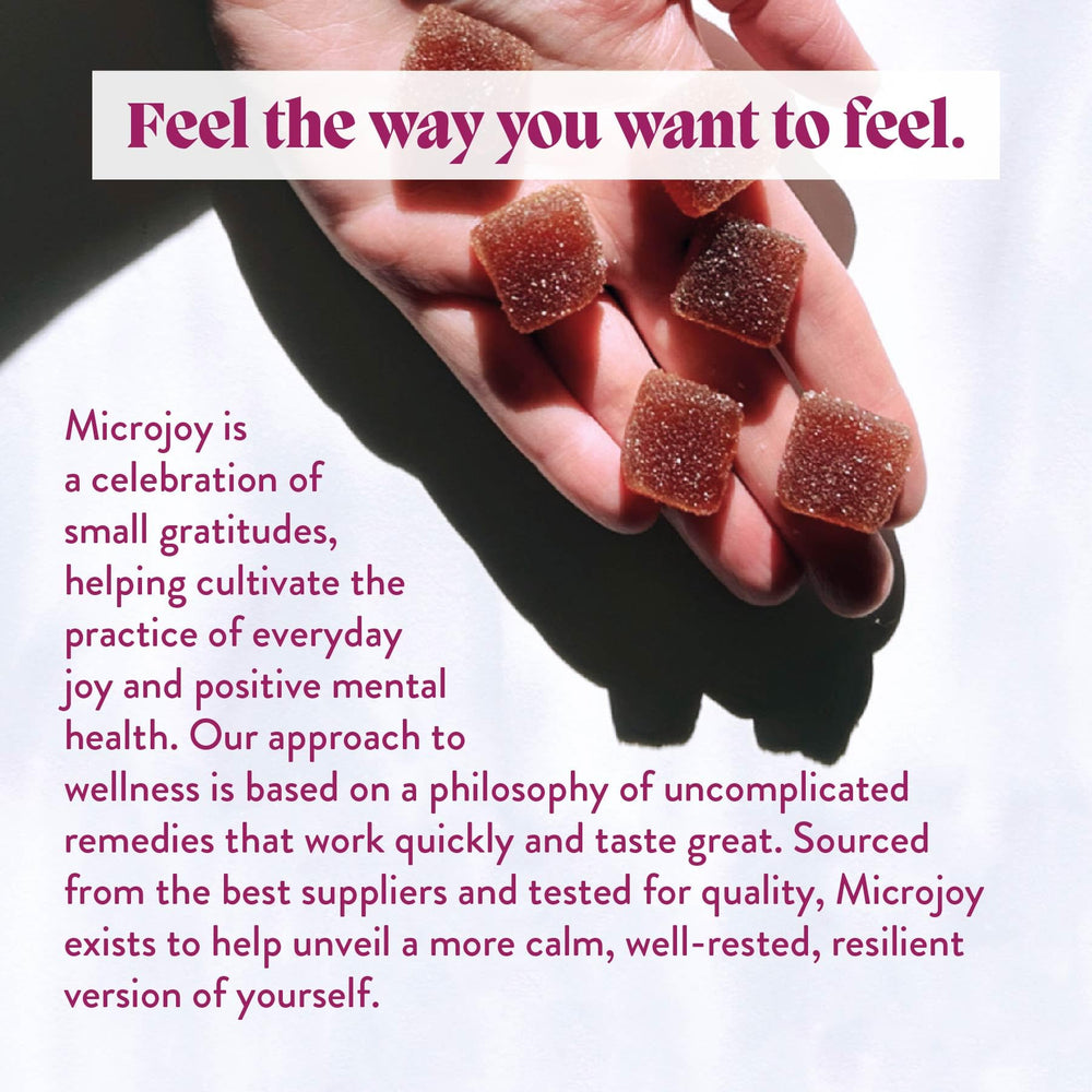 Microjoy Concentrate Gummies eco-friendly packaging demonstrates sustainability