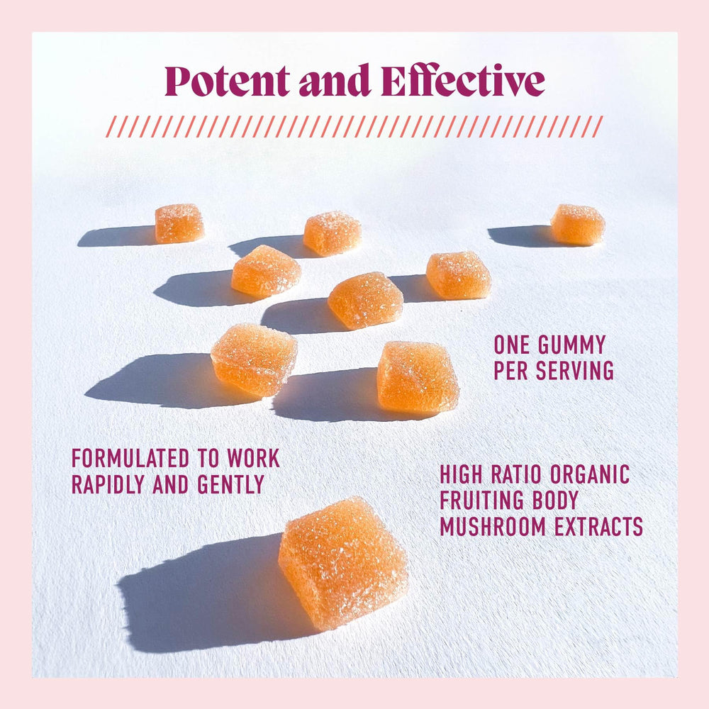 Microjoy Concentrate Gummies label highlights vegan, gluten-free, non-GMO ingredients