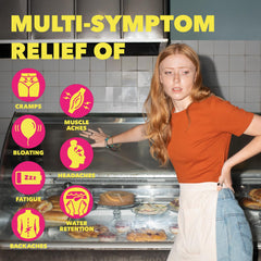 Midol Complete caplets on blister pack for easy dosing