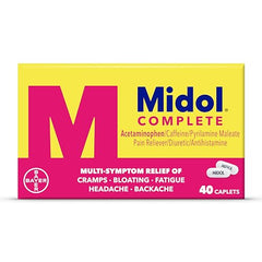Midol Complete in use context during PMS symptoms
