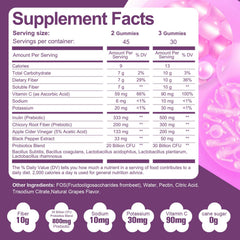 Migcopat fiber gummies serving spoon highlights convenient daily dose.