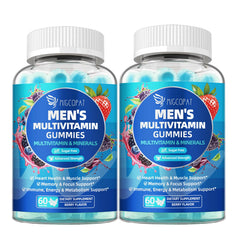 Migcopat Men's Multivitamin bottle front shows packaging for daily wellness