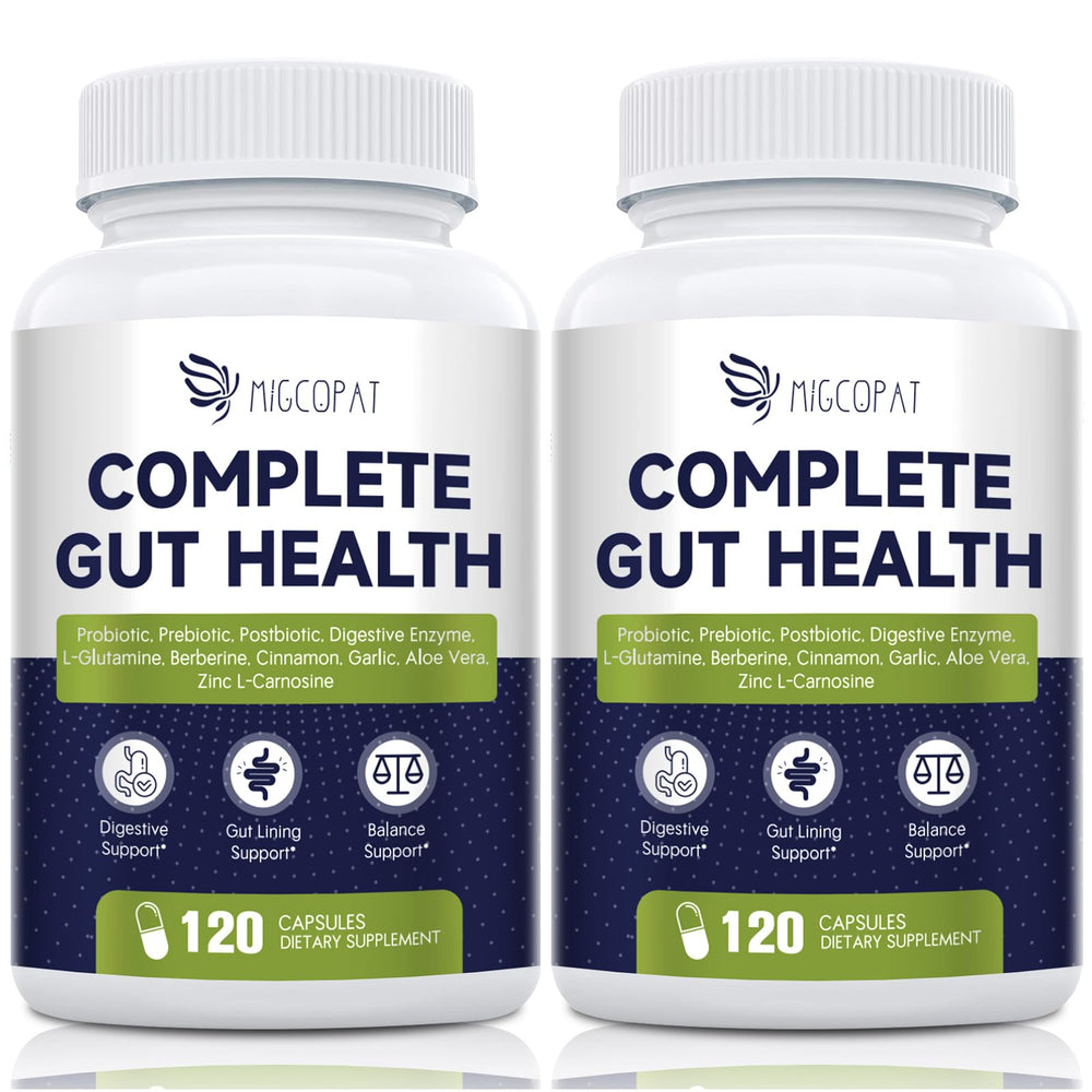Migcopat Probiotics 80B CFU capsules for daily digestive comfort.