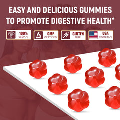 Migcopat dosing guide showing two to three gummies per day