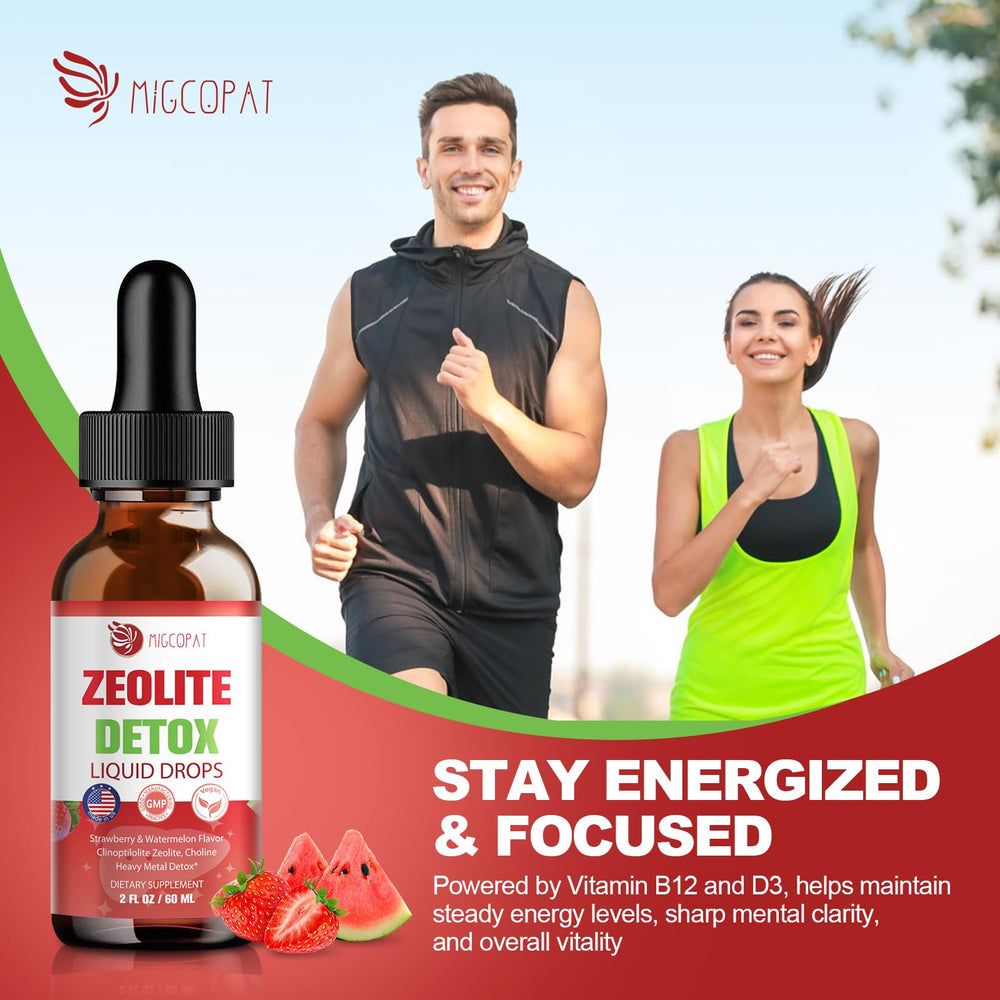 Two-pack Migcopat Zeolite Detox packaging on shelf
