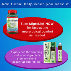 MigreLief-NOW made in USA seal emphasizes quality
