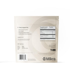 Mikra Glutathione Liposomal almond butter texture hints at natural taste.