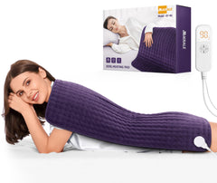MIKRALE heating pad with digital display enables precise heat control.