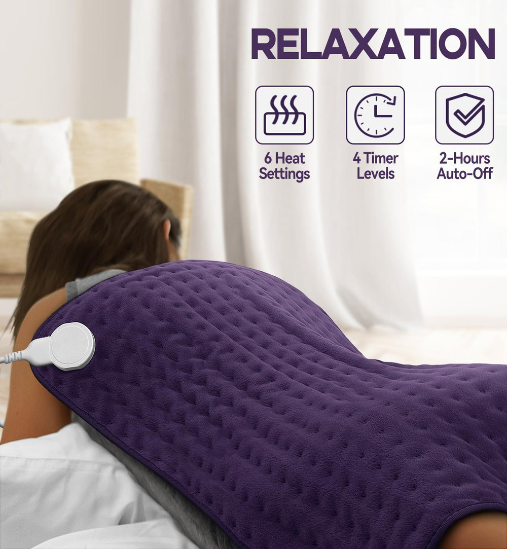 MIKRALE 6 heat levels allow gentle to intense warmth.
