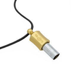MIKUHOT Anxiety Necklace close-up of 528 Hz whistle for calm breathing