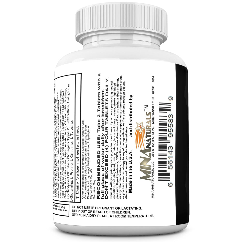 MINANATURALS Nipplexan herbal blend — plant-based nourishment for fullness.