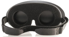 Mindfold mask features adjustable Velcro strap for a secure, snug fit.